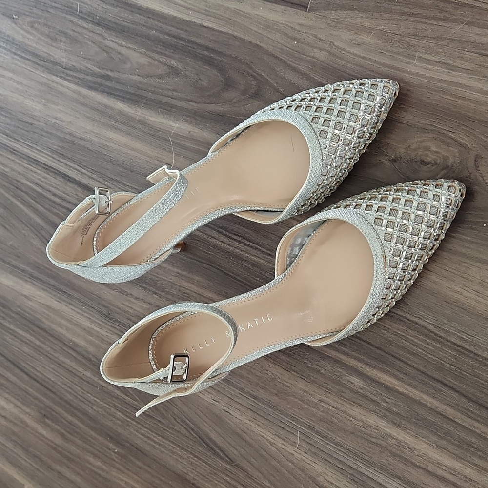 Silver Pumps